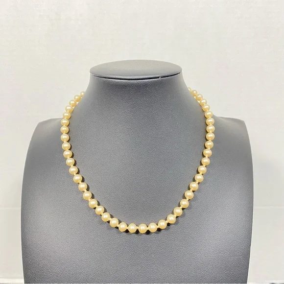 Vintage Faux Pearl Necklace - Please Read Description - Picture 1 of 2